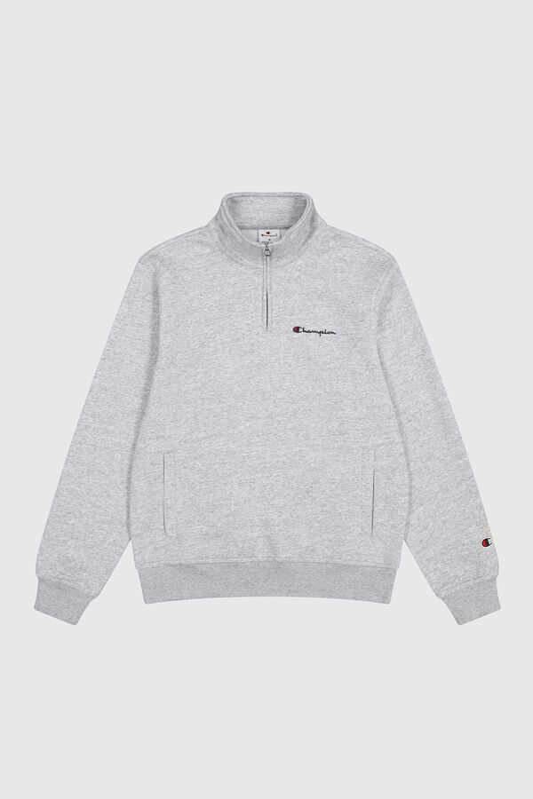 Champion Sudadera media cremallera gris