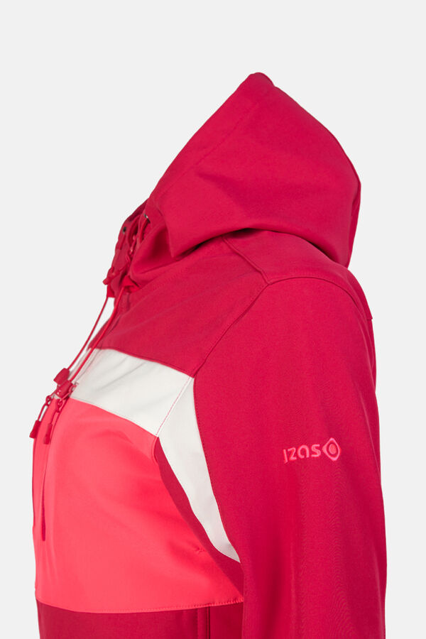 Izas Jaqueta corta-vento softshell com capuz rosa