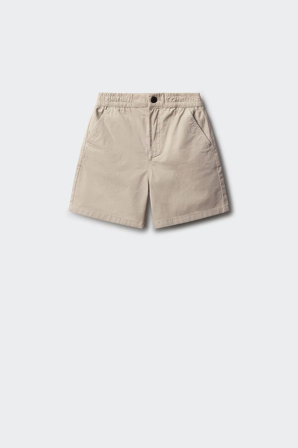 Springfield Kids Bermudas calças chino leves de menino bege