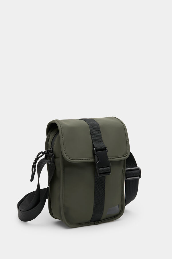 Springfield Bolso peque&ntilde;o cruzado engomado verde
