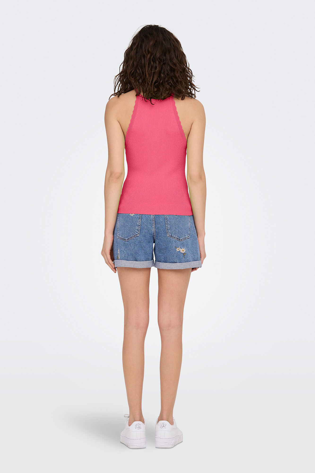 Only Camiseta ajustada tirantes