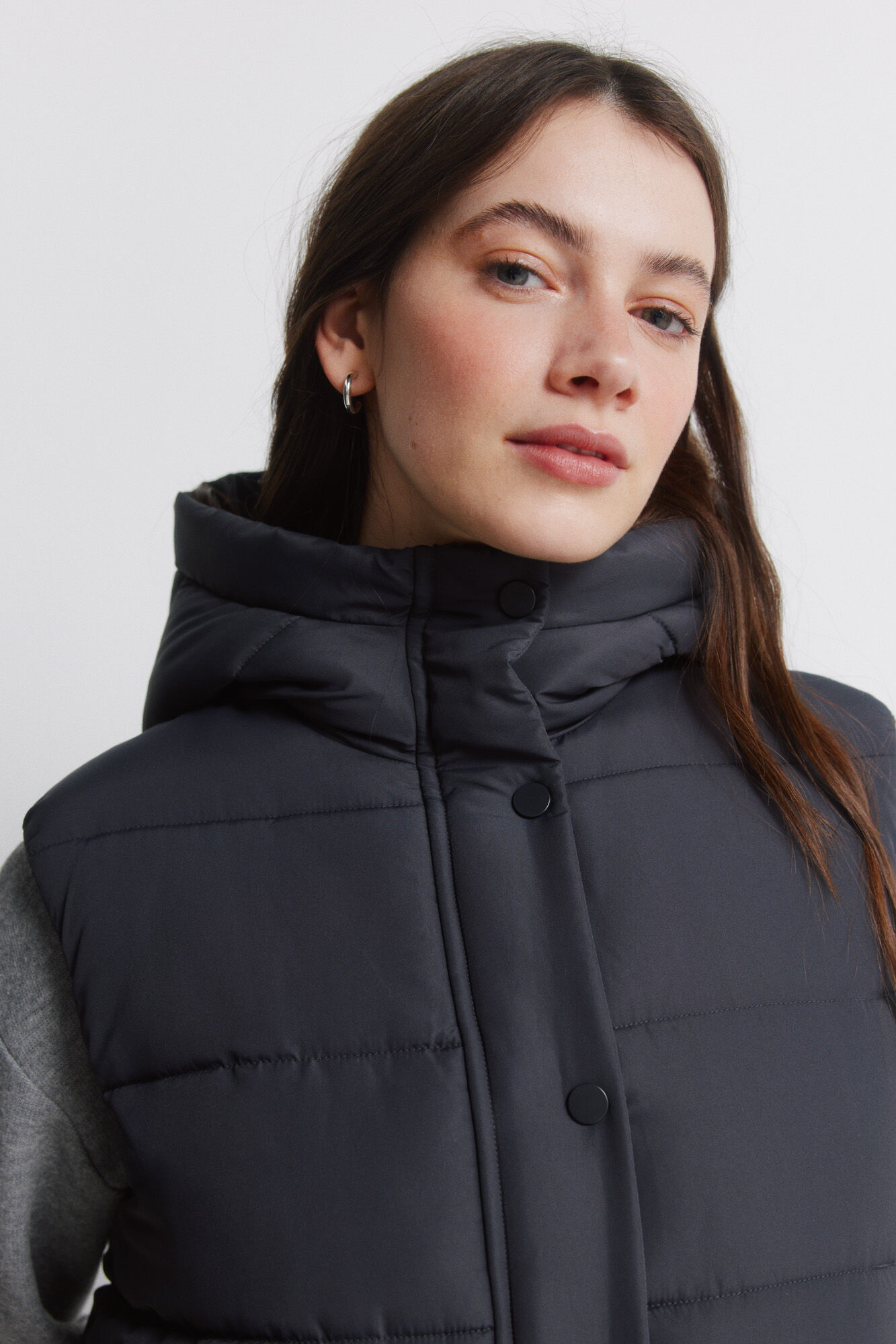 Springfield Chaleco acolchado con capucha