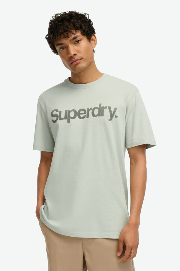 Superdry  Camisola de manga curta  cinzento