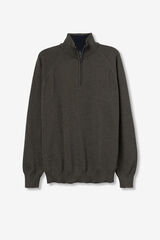 Tiffosi Jersey cremallera marr&oacute;n