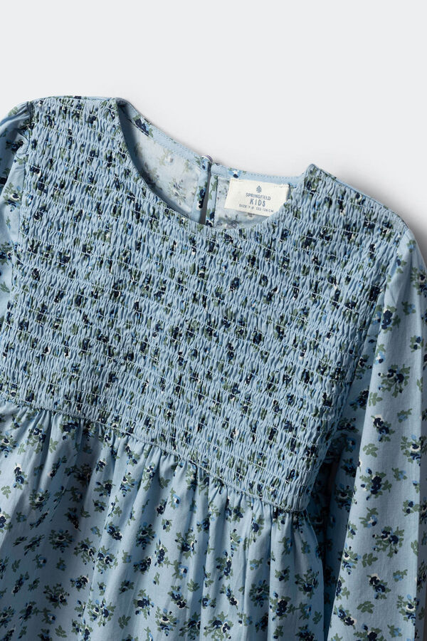 Springfield Kids Blusa manga larga ni&ntilde;a azul