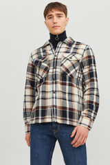 Jack & Jones Sobrecamisa xadrez branco
