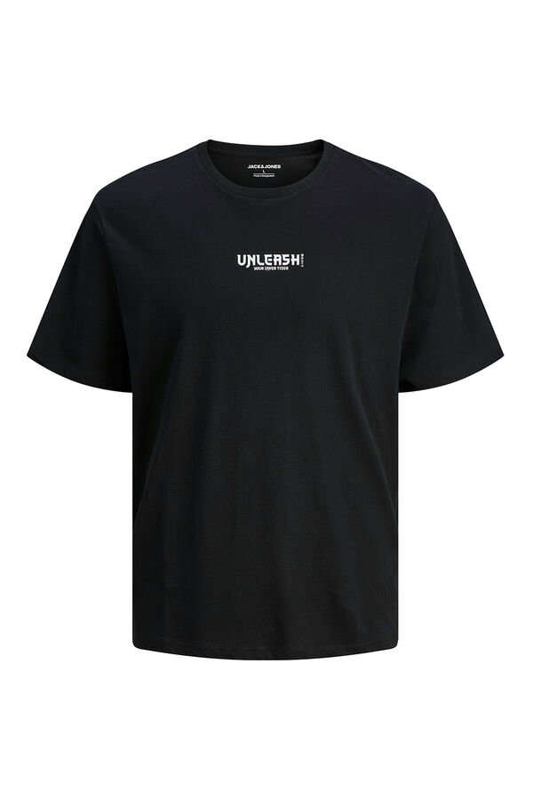 Jack & Jones Camiseta back print negro