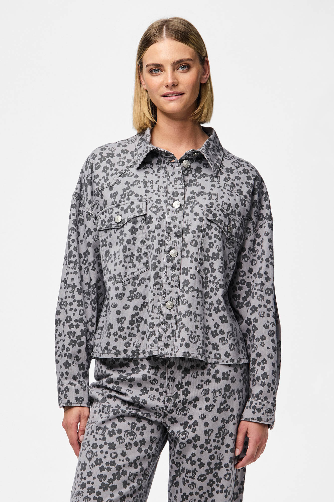 Pieces Camisa print floral