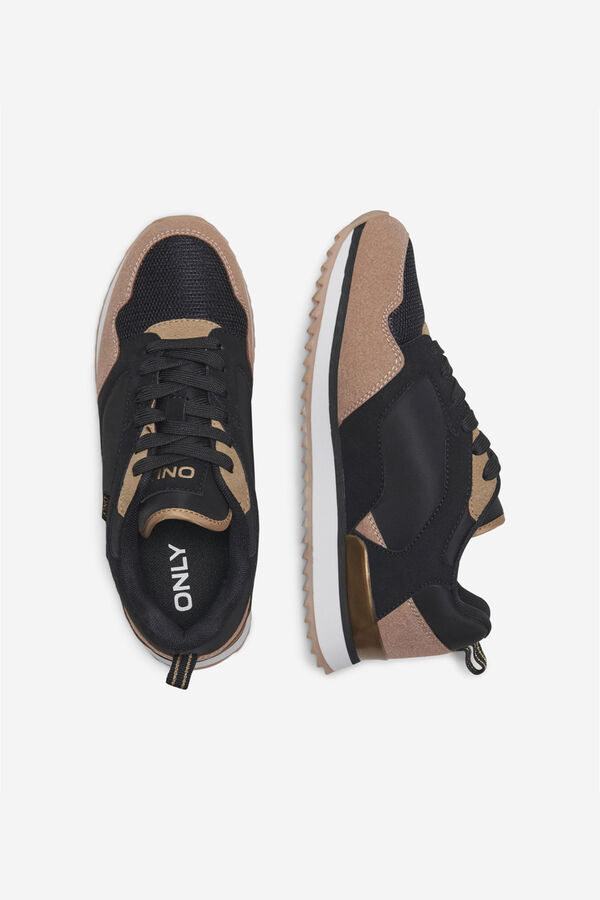 Only Zapatillas deportivas colores marr&oacute;n