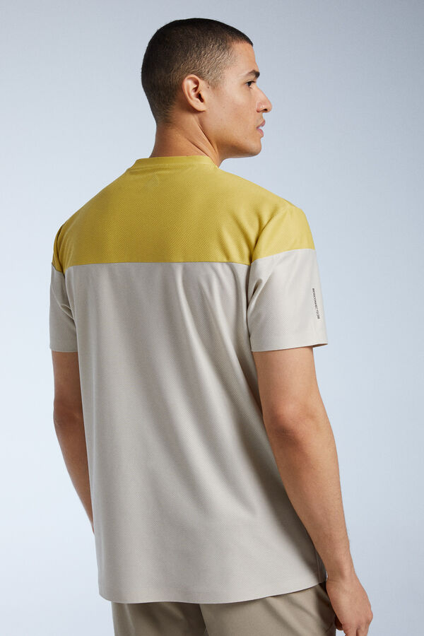 Springfield T-shirt bicolorida outdoor cinza