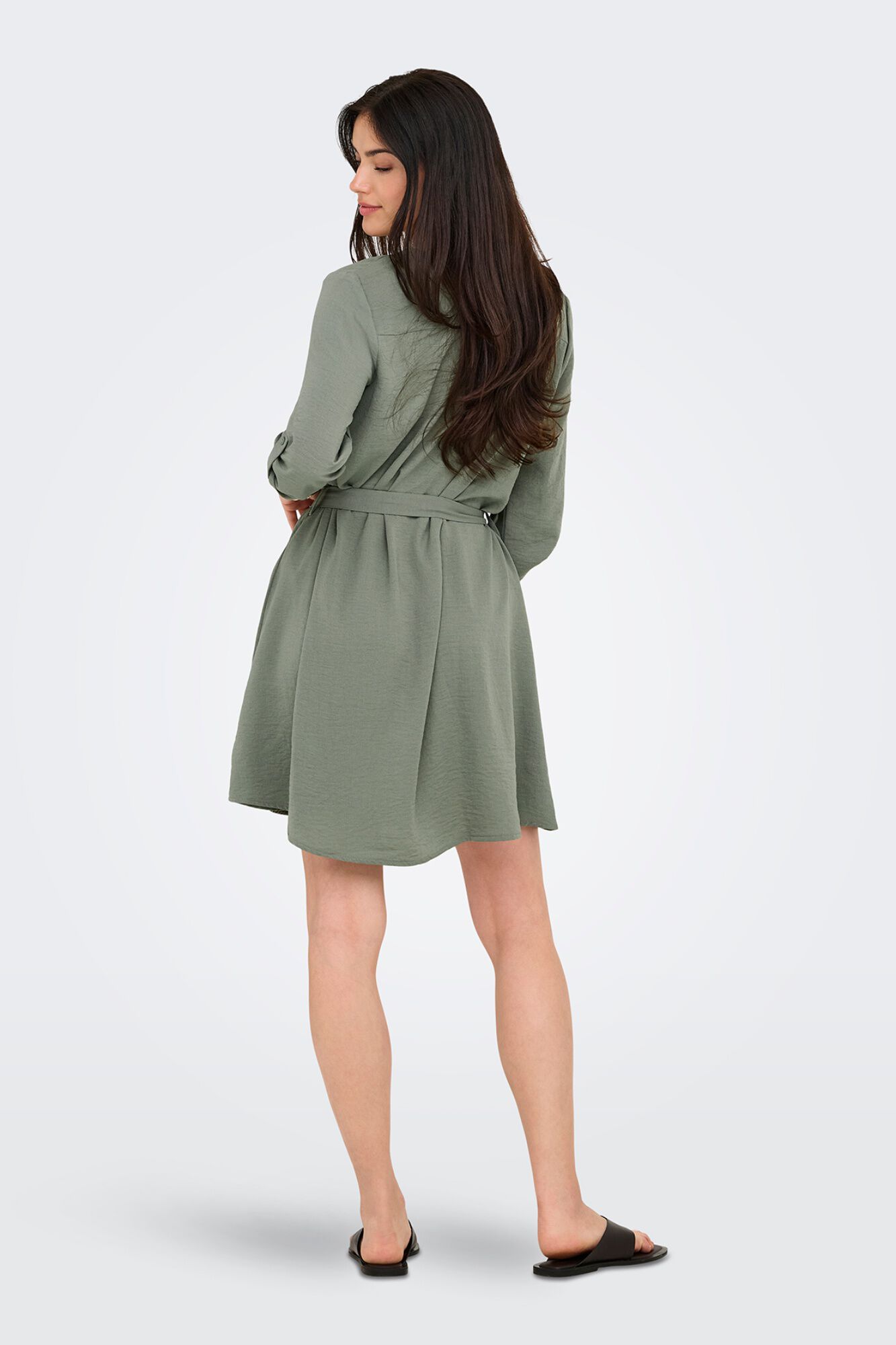 JDY Vestido corto manga 3/4