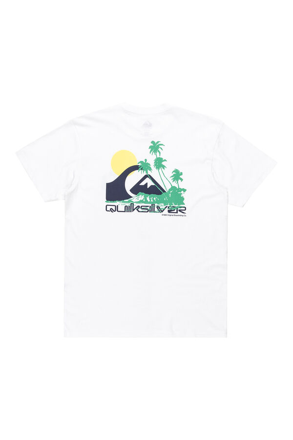 Quiksilver  Camiseta masculina de manga curta branco