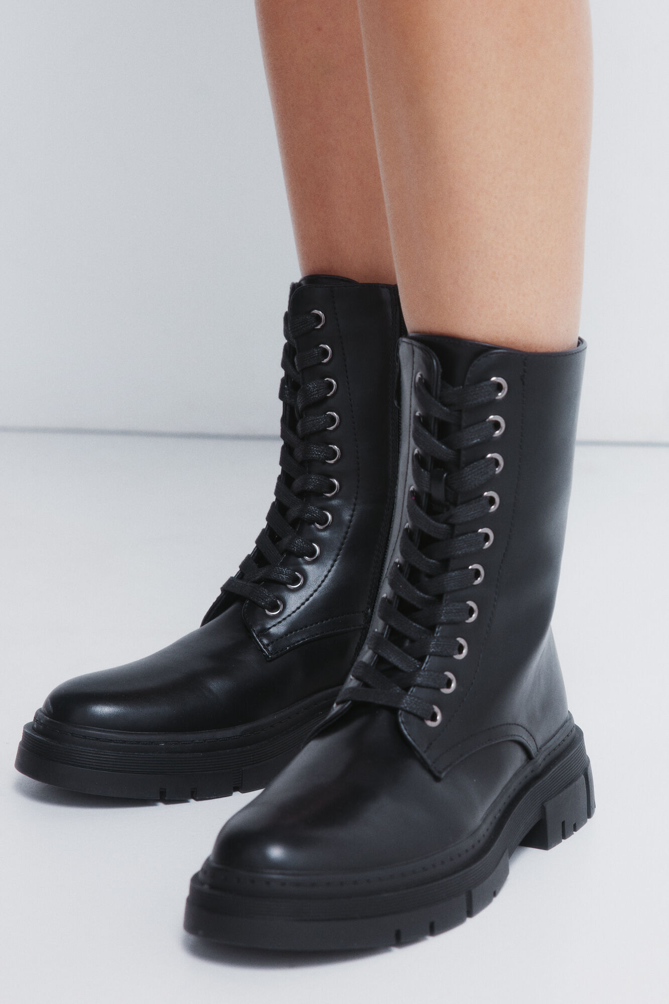 Springfield Botins militares com cadar&ccedil;o 