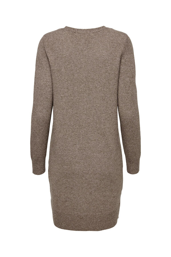 Only Vestido curto de malha cru