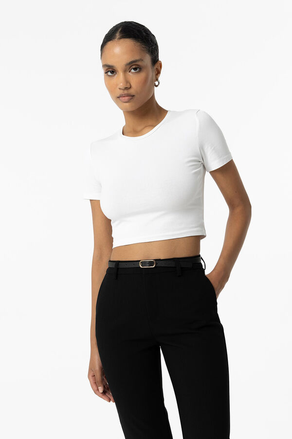 Tiffosi Pantal&oacute;n Chino con Cintur&oacute;n negro