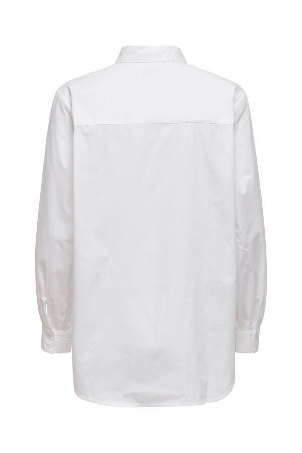 Only Camisa oversize de manga larga blanco