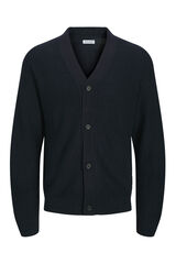 Jack & Jones C&aacute;rdigan b&aacute;sico cuello pico azul