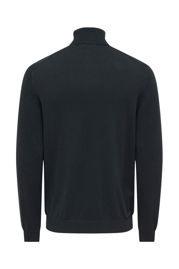 Only & Sons Jersey cuello vuelto azul