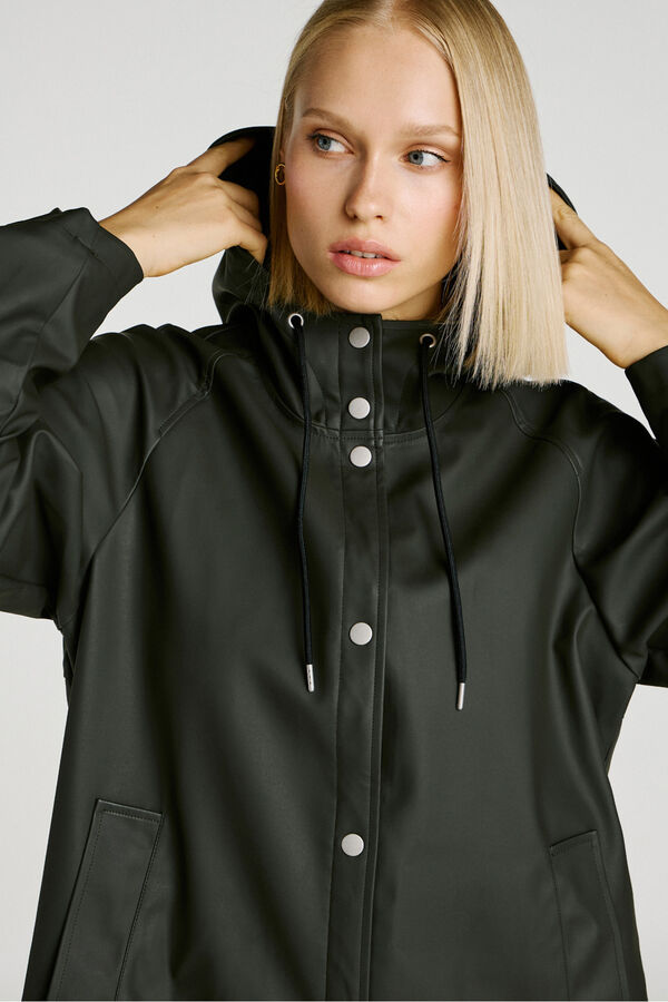 Jack & Jones Trench de ajuste relaxado cinzento