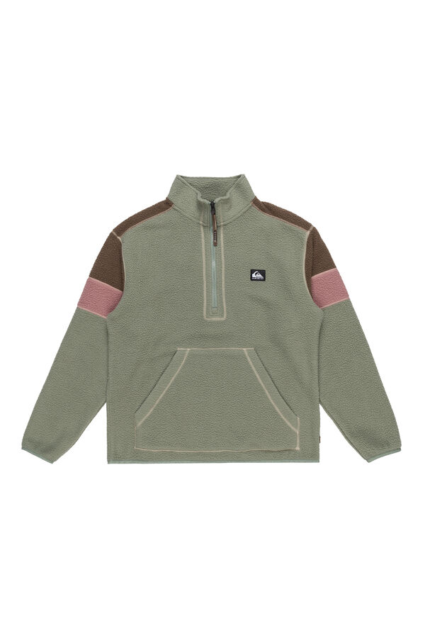 Quiksilver Sudadera T&eacute;cnica con Media Cremallera para Hombre azul