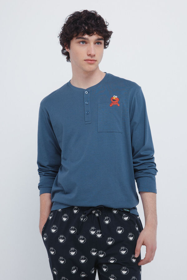 Springfield Pijama longo da Vila S&eacute;samo azul
