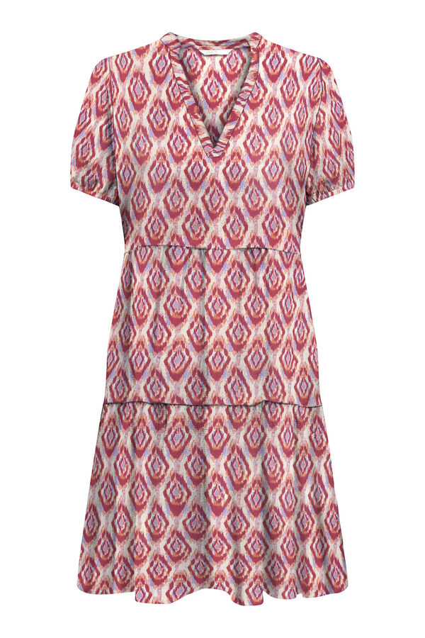 Only Vestido corto rojo