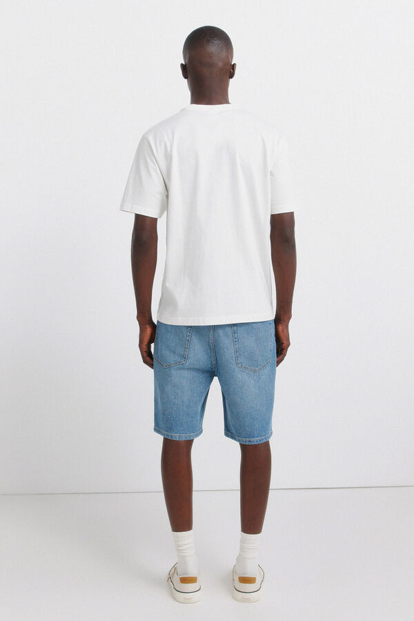 Springfield Bermuda vaquera regular fit azul