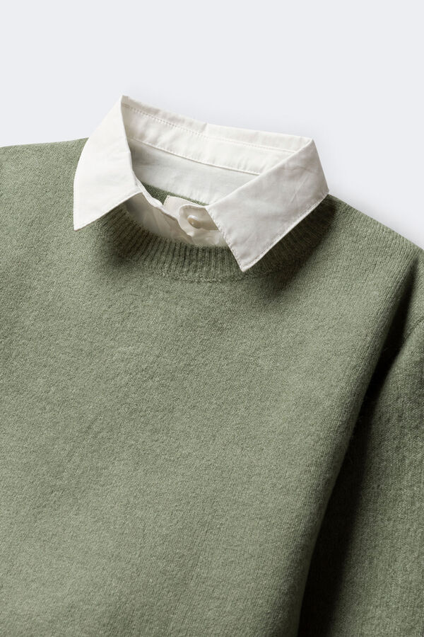 Springfield Kids Jersey camisero ni&ntilde;a. verde