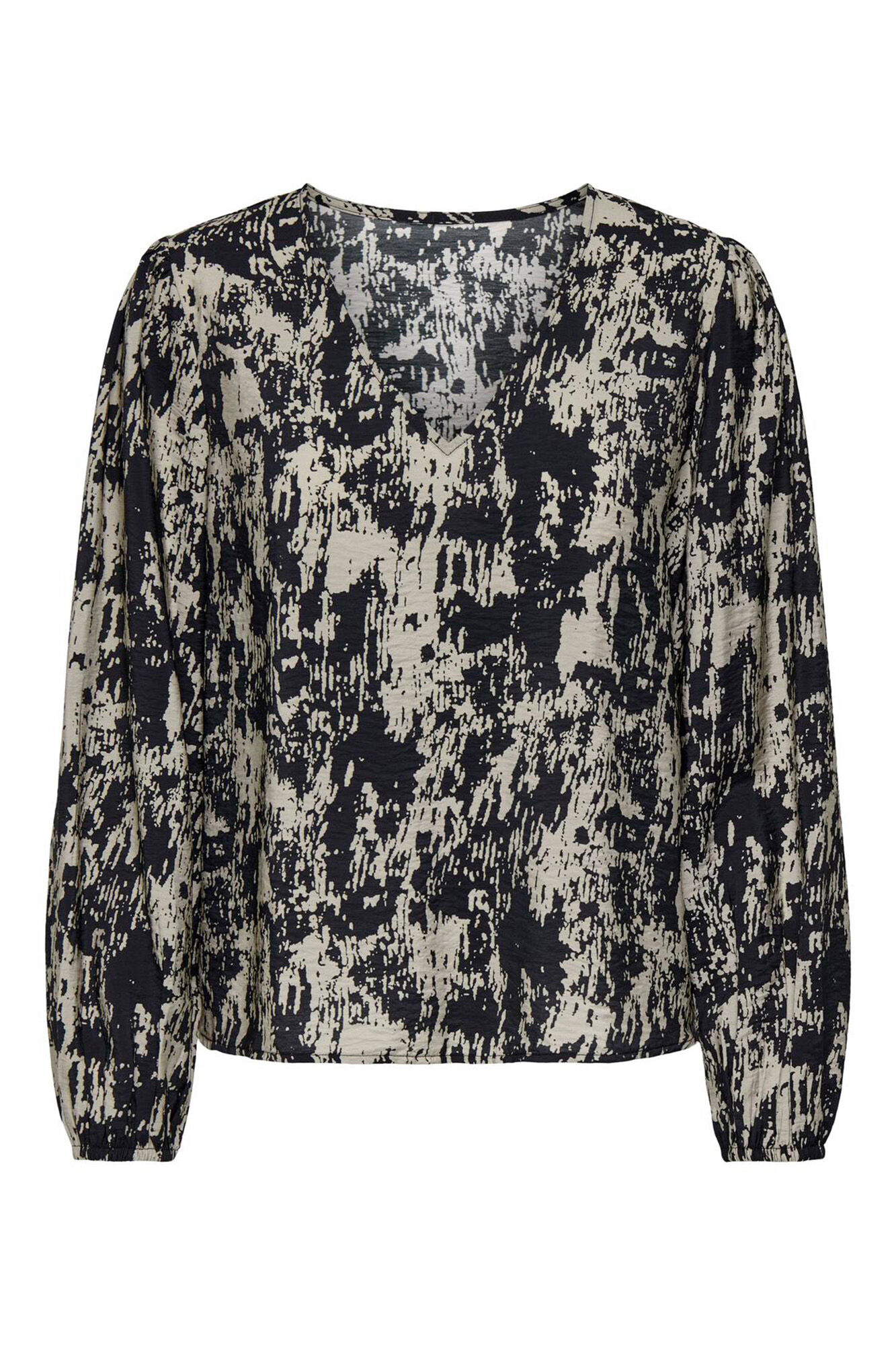 JDY Blusa estampada de manga larga