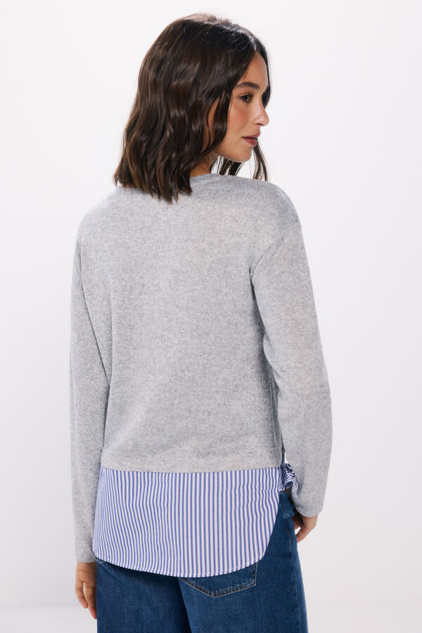 Springfield T-shirt combinada cinzento