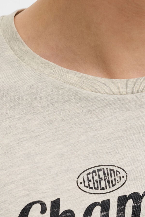 JJ REBEL T-shirt b&aacute;sica manga curta branco