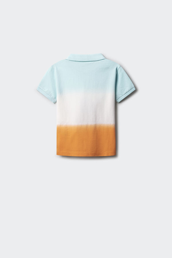 Springfield Kids Polo dip dye menino azul