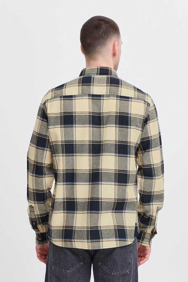 Blend Camisa Manga Larga azul
