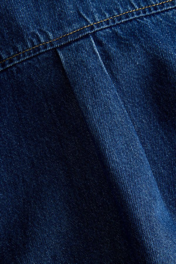 Jack & Jones Vestido denim curto azul