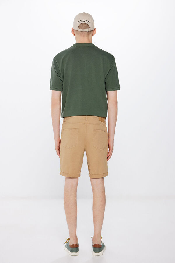 Springfield Bermuda ligera color slim fit beige