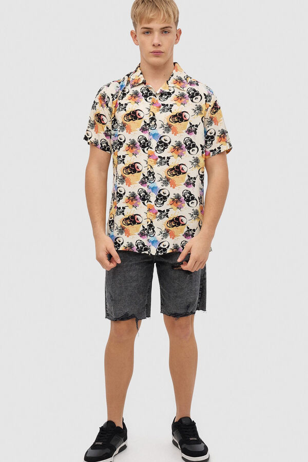 Inside Camisa caveiras branco