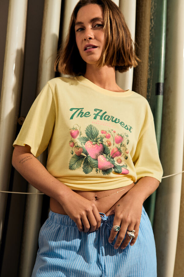 Springfield Camiseta "The Harvest" amarillo