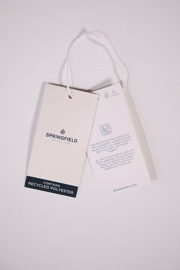 Springfield Jersey rayas chevron beige