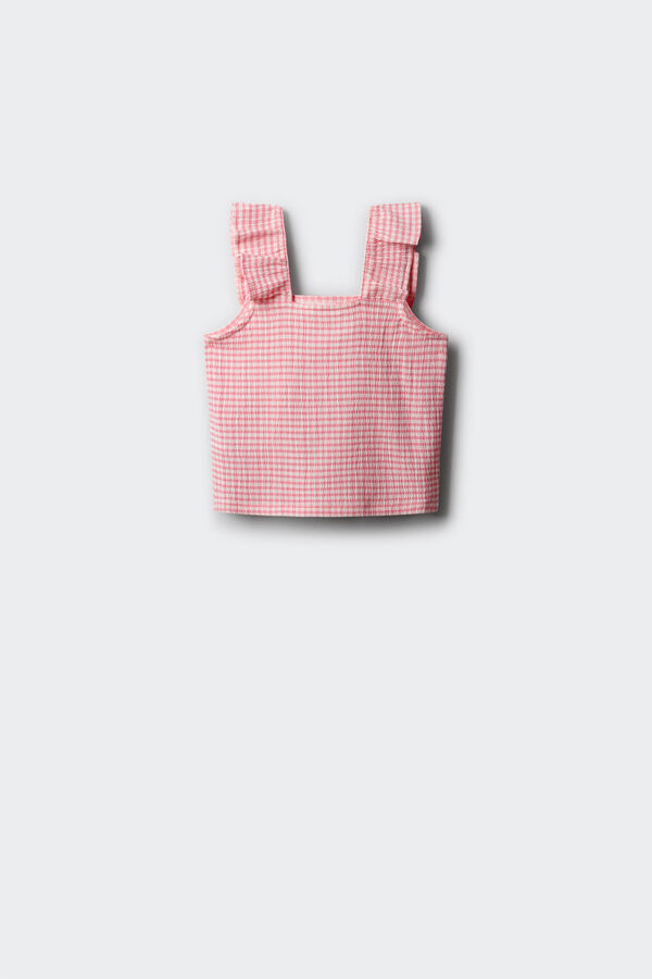 Springfield Kids Top vichy ni&ntilde;a rosa