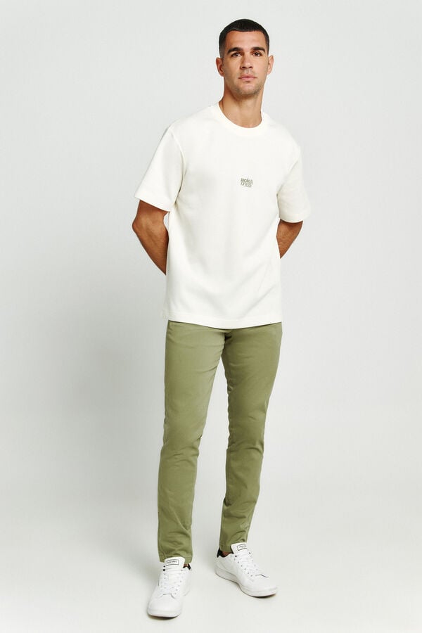 Jack & Jones T-shirt regular fit logo bege