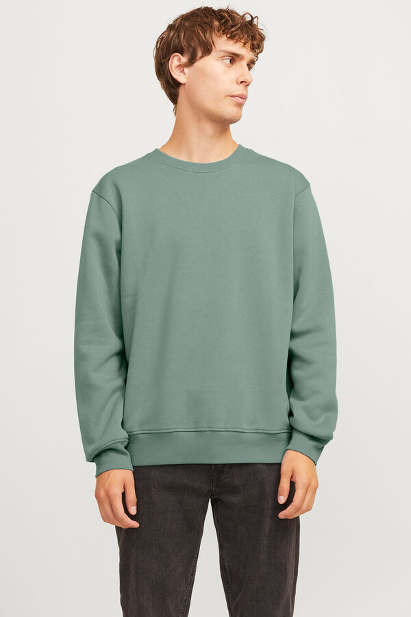 JJ REBEL Sweatshirt leve com corte descontra&iacute;do verde