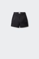 Springfield Kids Bermuda chino cargo de menino preto