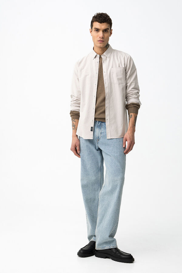 Tiffosi Camisa Regular Fit gris