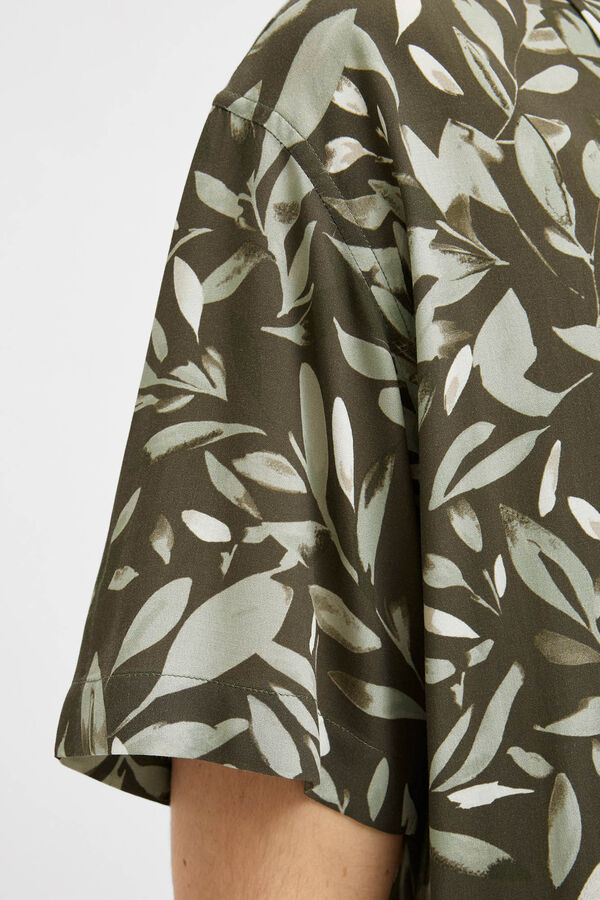 JJ REBEL Camisa de mangas curta com ajuste confortável  cinzento