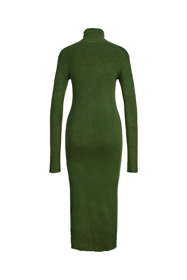Jack & Jones Vestido midi de punto verde