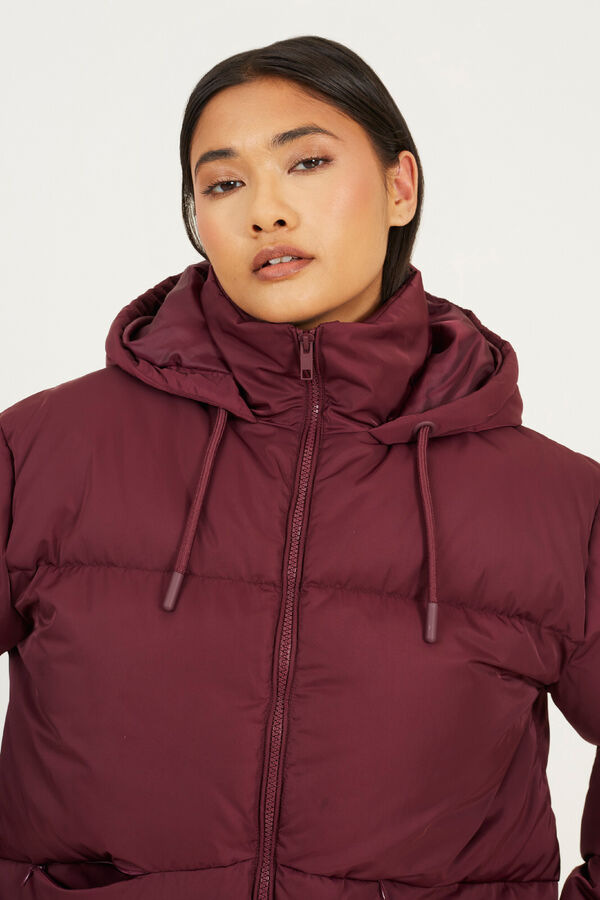 Brave Soul Casaco acolchoada oversized  estampado