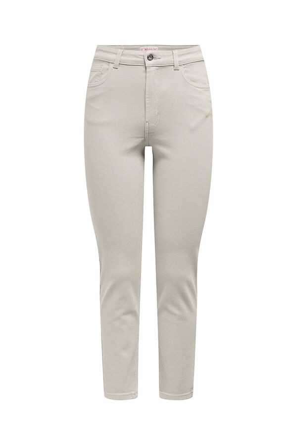 Only Calças retas cinzento