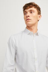 Jack & Jones Camisa cl&aacute;ssica slim fit branco