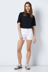 Noisy May Cal&ccedil;&otilde;es de ganga com bainha branco