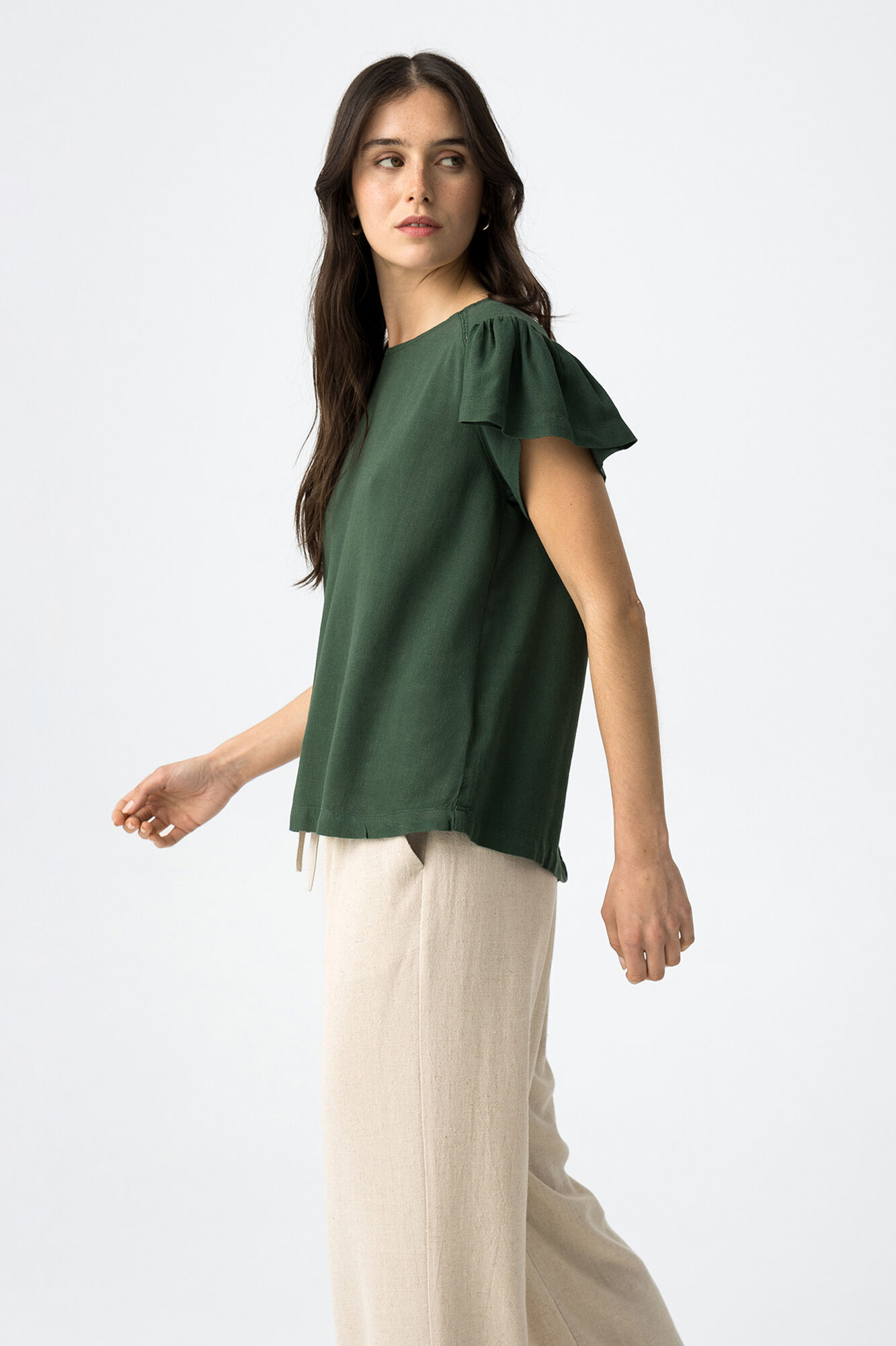 Tiffosi Blusa con volante